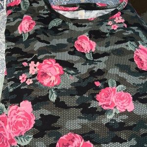 3x Lularoe Camo Floral Irma